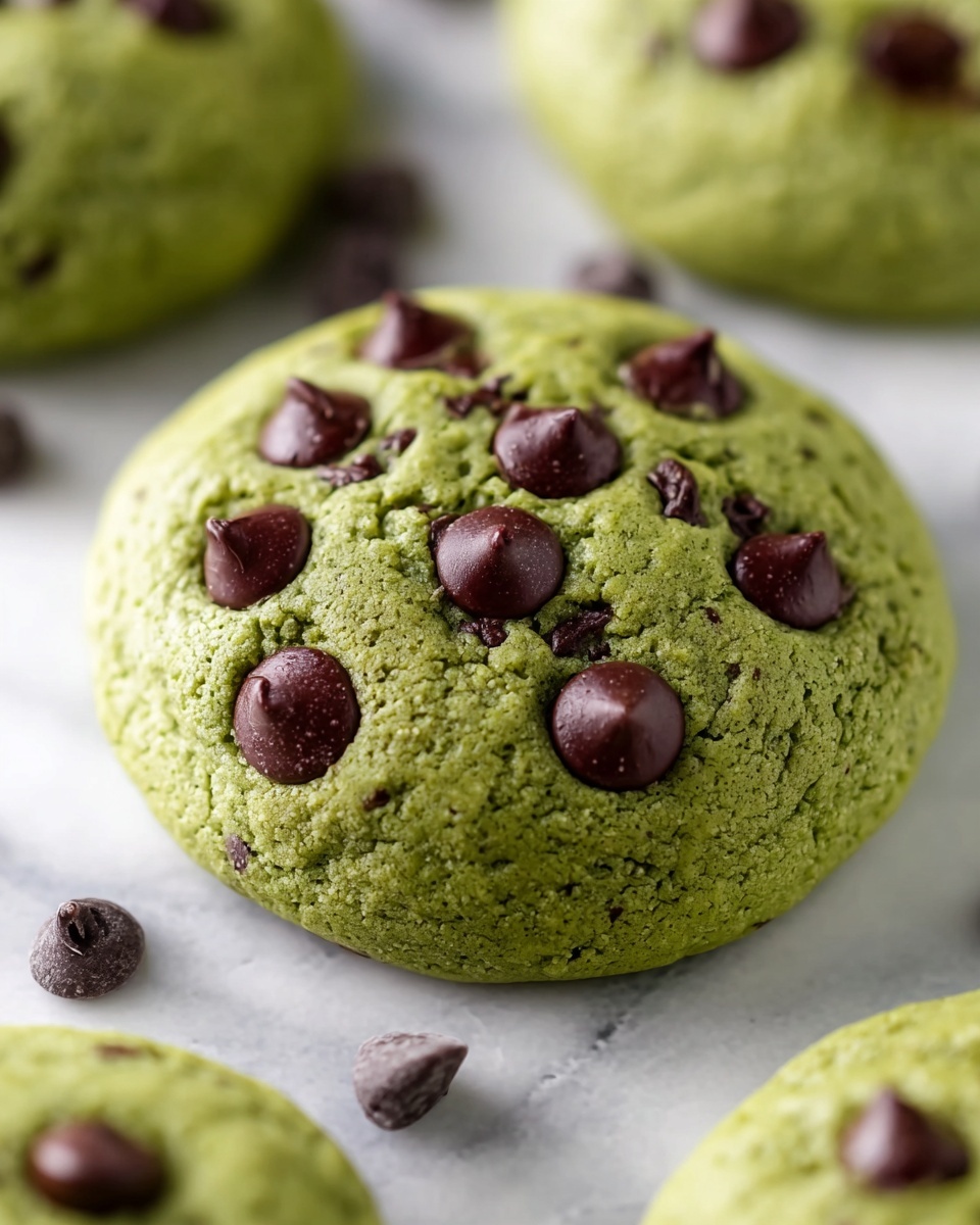 Matcha Chocolate Chip Cookies Recipe - Recipe Image
