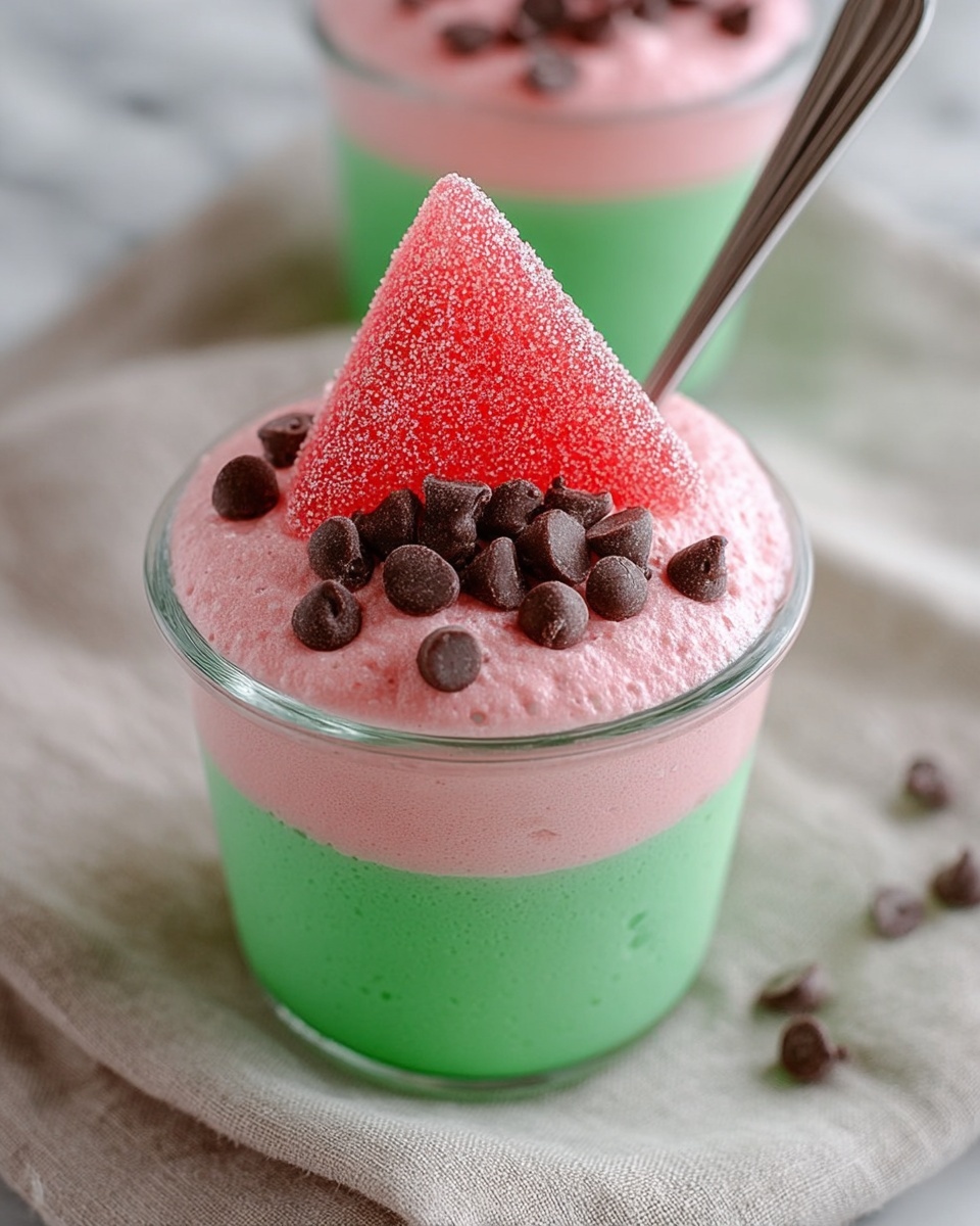 Watermelon Pudding Cups: A Refreshing Summer Treat Recipe - Recipe Image