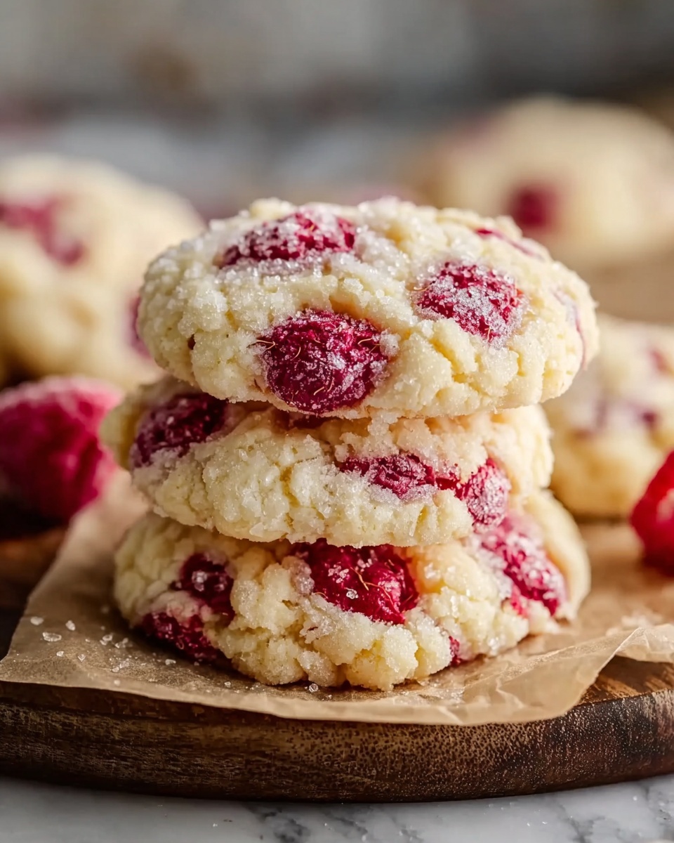 Soft and Chewy Raspberry Sugar Cookies Recipe - Recipe Image