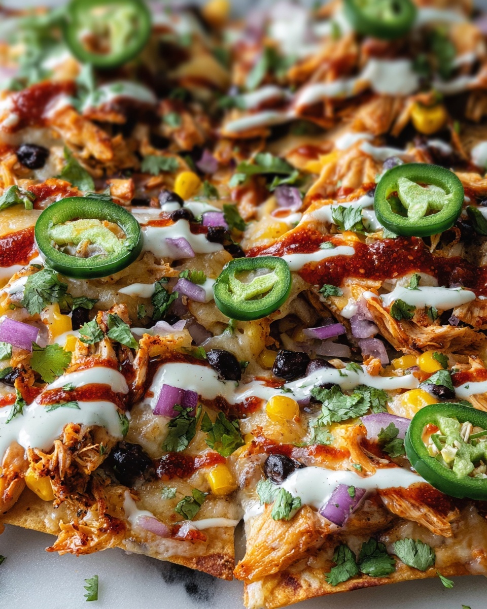 BBQ Chicken Nachos Recipe - Recipe Image