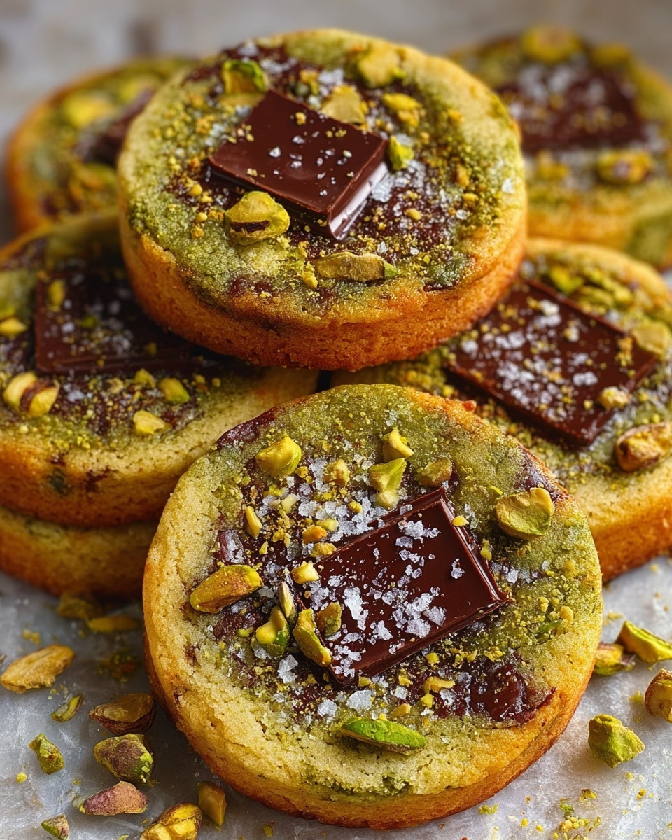 Pistachio Chocolate Chunk Cookies: The Ultimate Deliciousness Recipe - Recipe Image