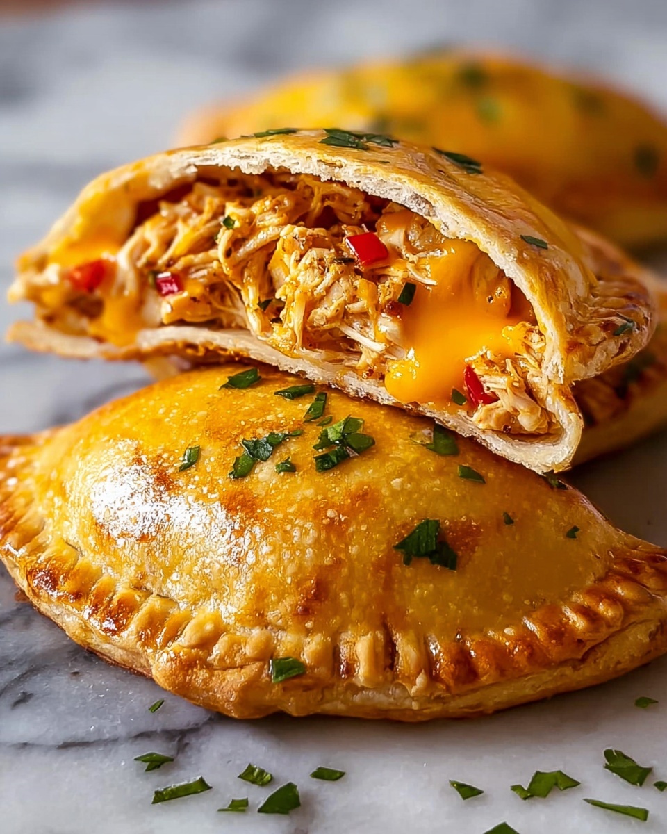 Cheesy Chicken Taco Pockets Recipe - Recipe Image