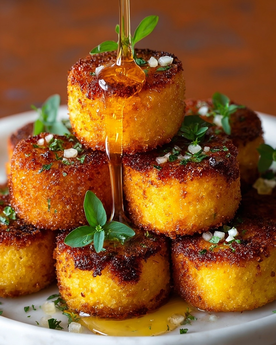 Honey Butter Cornbread Poppers Recipe - Recipe Image