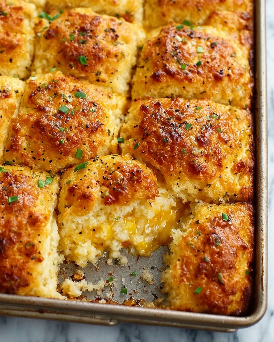 Cheddar Biscuit Breakfast Casserole Recipe - Recipe Image