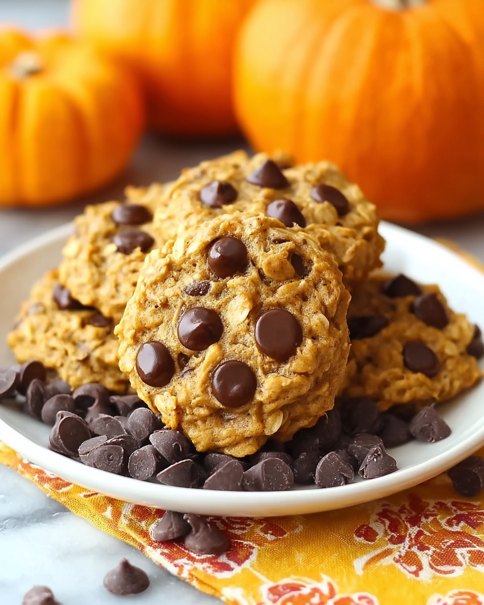Pumpkin Oatmeal Chocolate Chip Cookies Recipe - Recipe Image