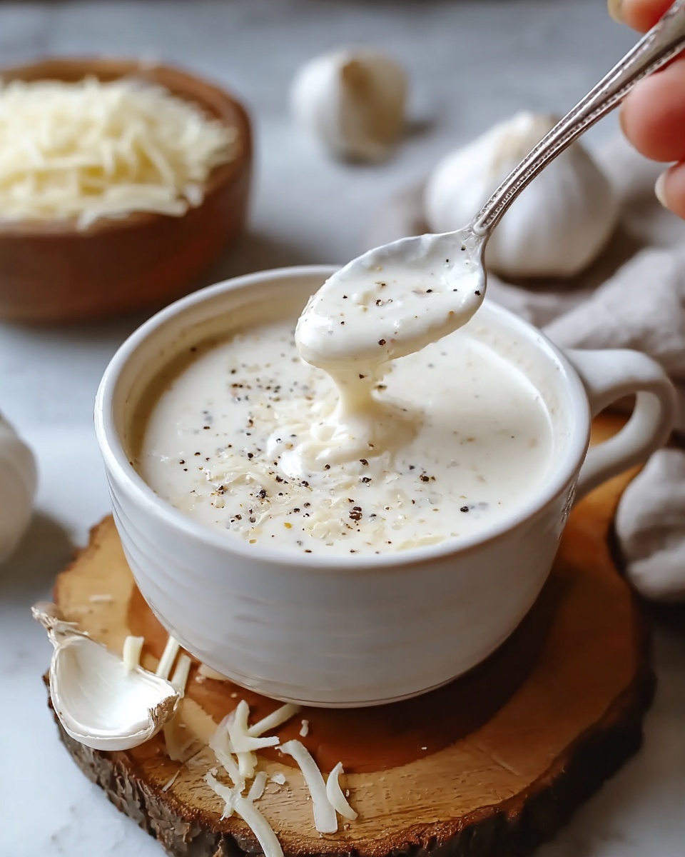 White Garlic Pizza Sauce Recipe - Recipe Image