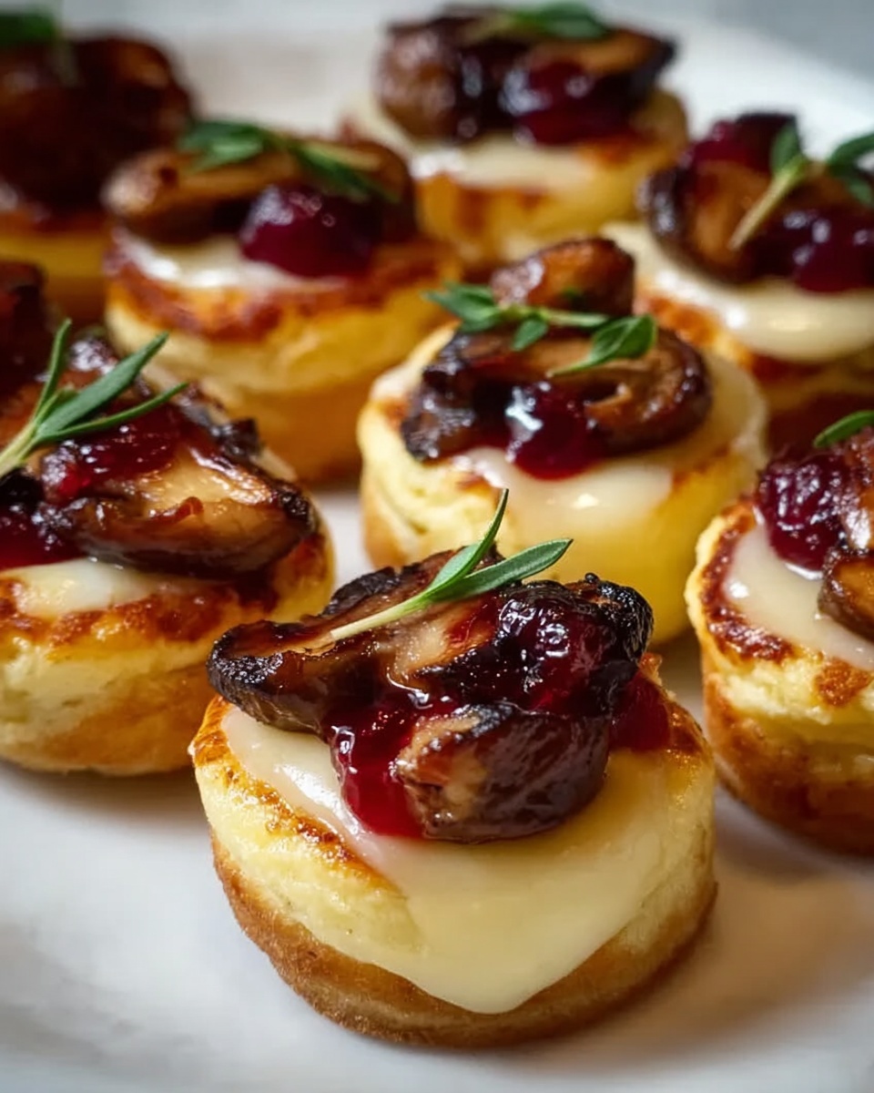 Cranberry Brie Bites Recipe - Recipe Image