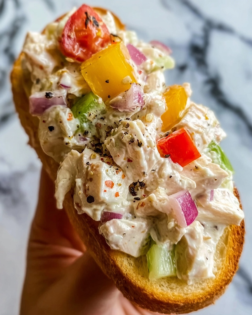Italian Grinder Chicken Salad Recipe - Recipe Image