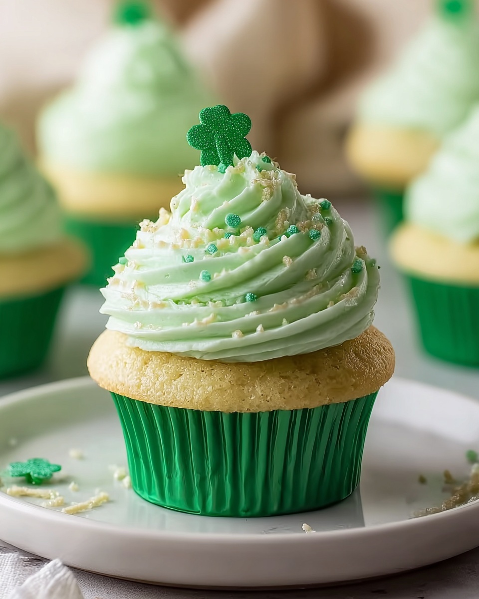 Shamrock Cupcakes Recipe - Recipe Image