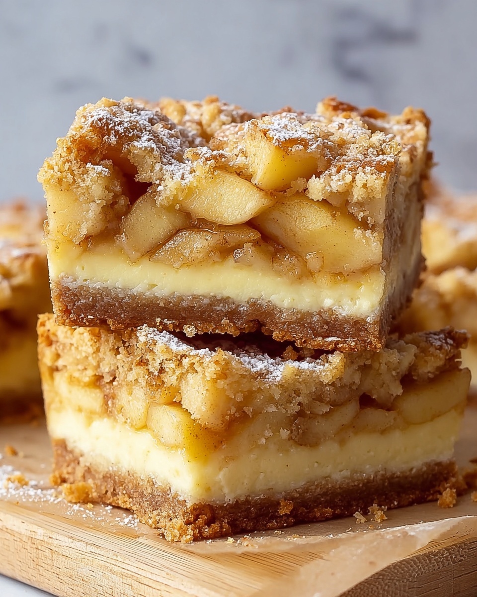 Gluten Free Apple Cheesecake Bars Recipe - Recipe Image