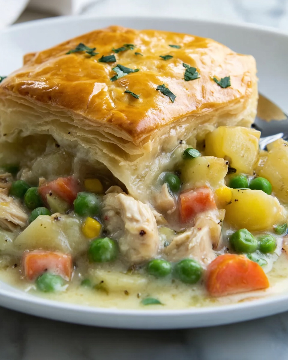 Best Crockpot Chicken Pot Pie: Comfort Food Made Easy Recipe - Recipe Image