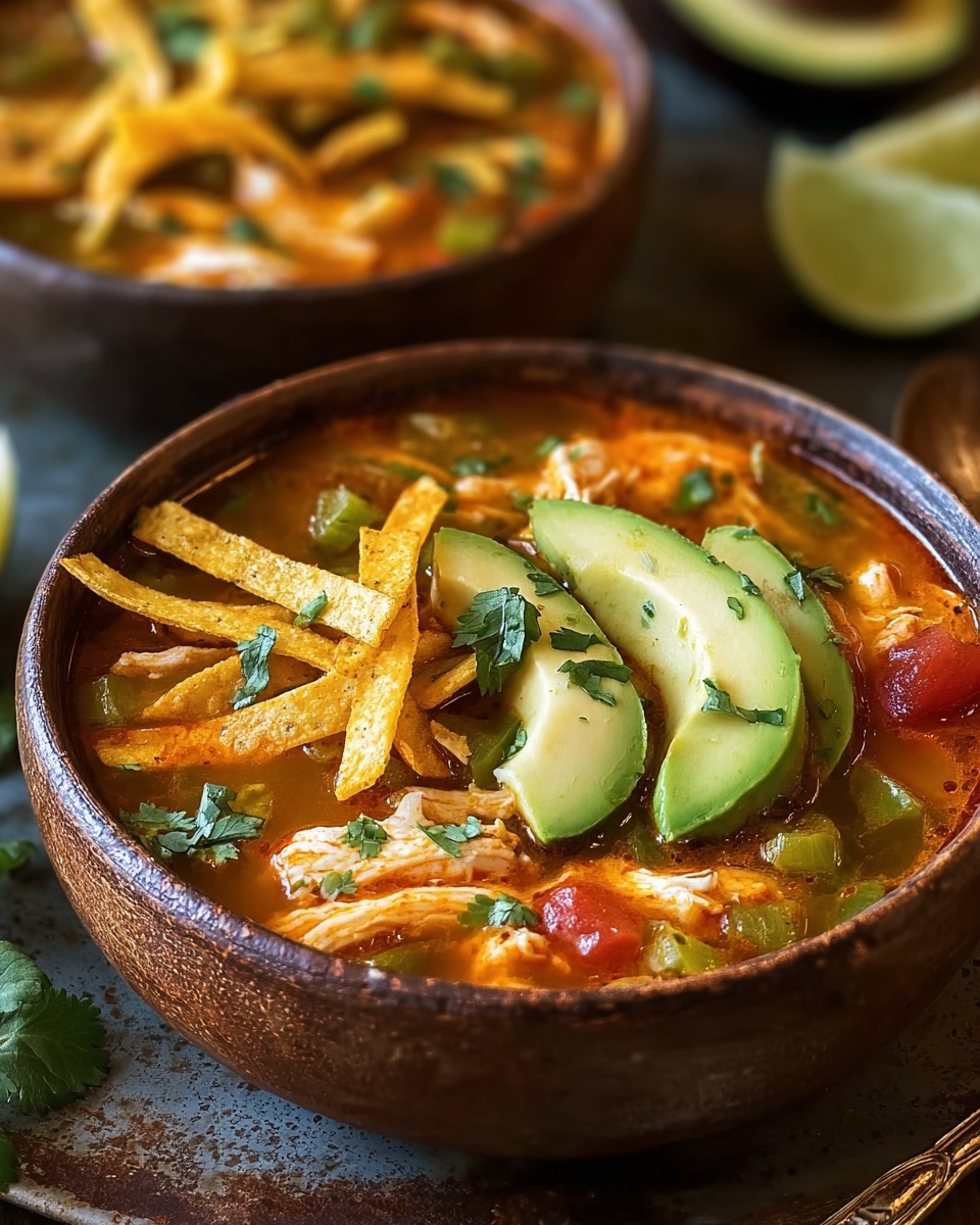 The Best Poblano Chicken Tortilla Soup From Scratch Recipe - Recipe Image