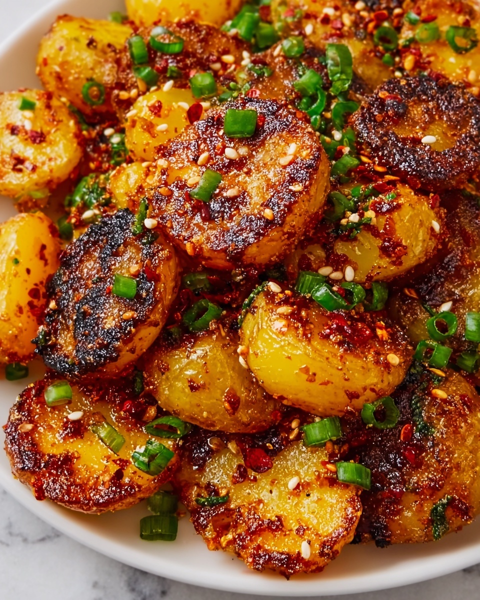 Crispy Gochujang Potato Salad Recipe - Recipe Image