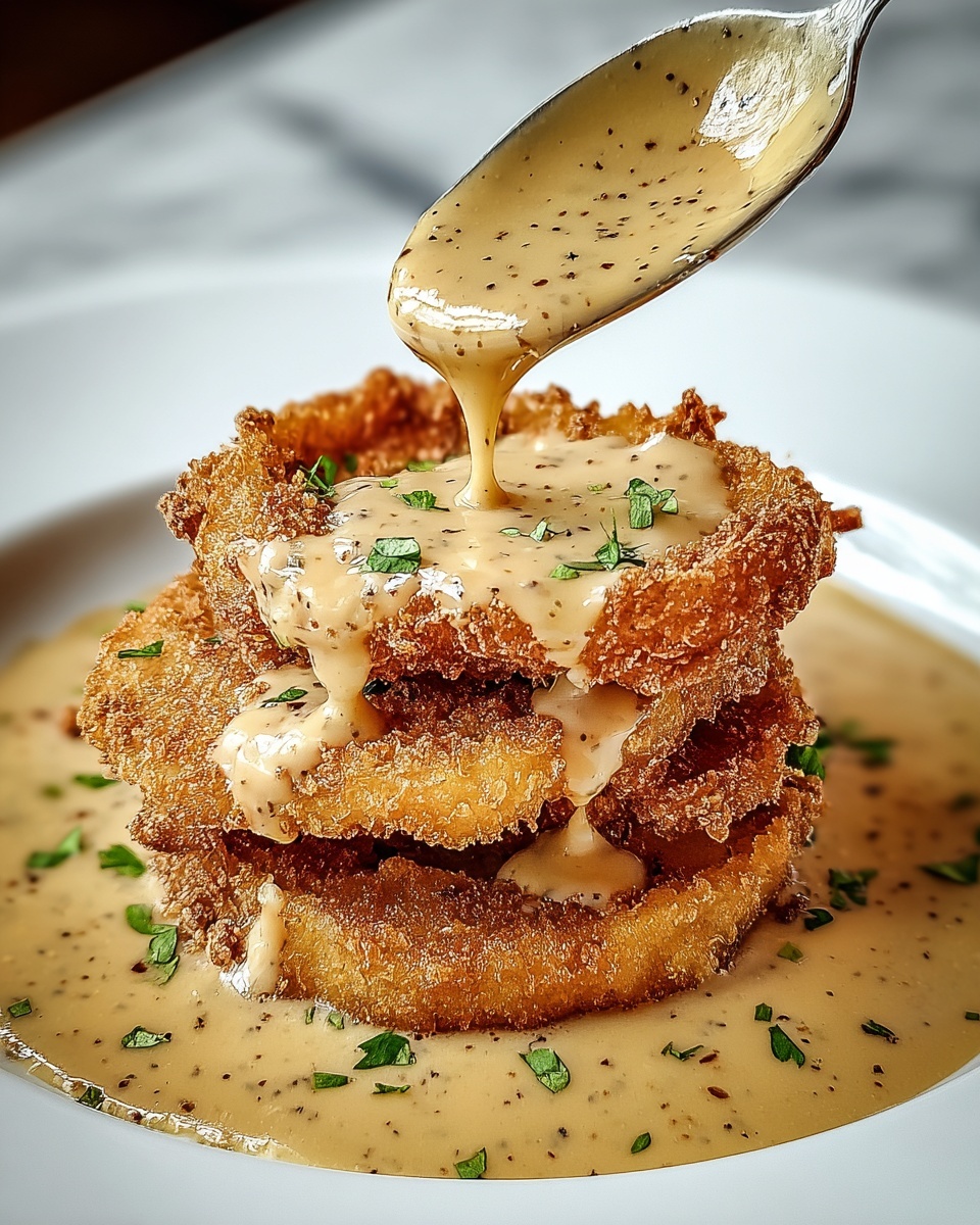 Crispy Parmesan Chicken with a Rich Garlic Sauce Recipe - Recipe Image