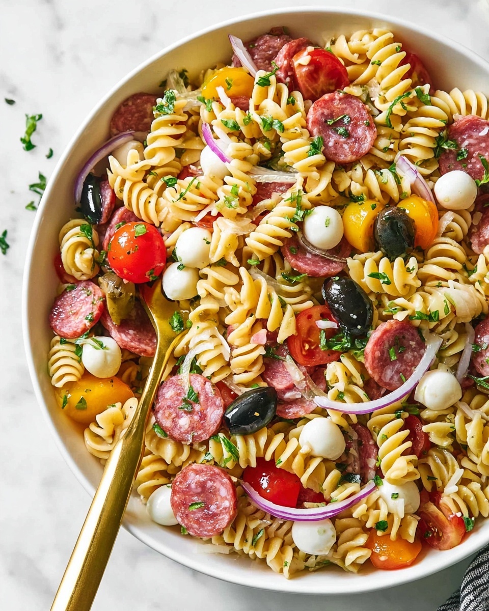 Italian Pasta Salad Recipe - Recipe Image