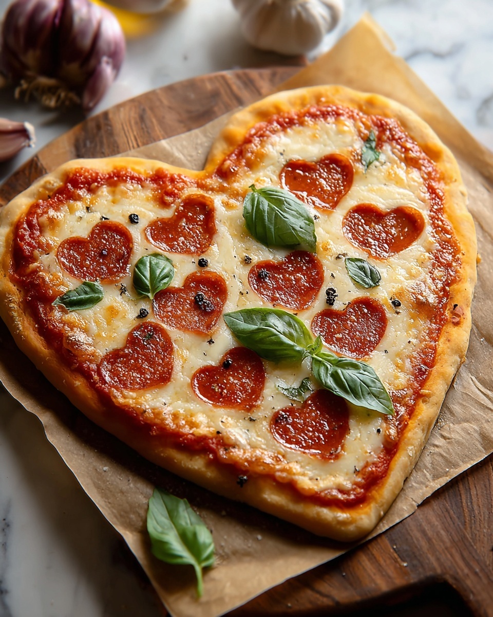 How to Make Heart-Shaped Pizza for Your Loved Ones Recipe - Recipe Image