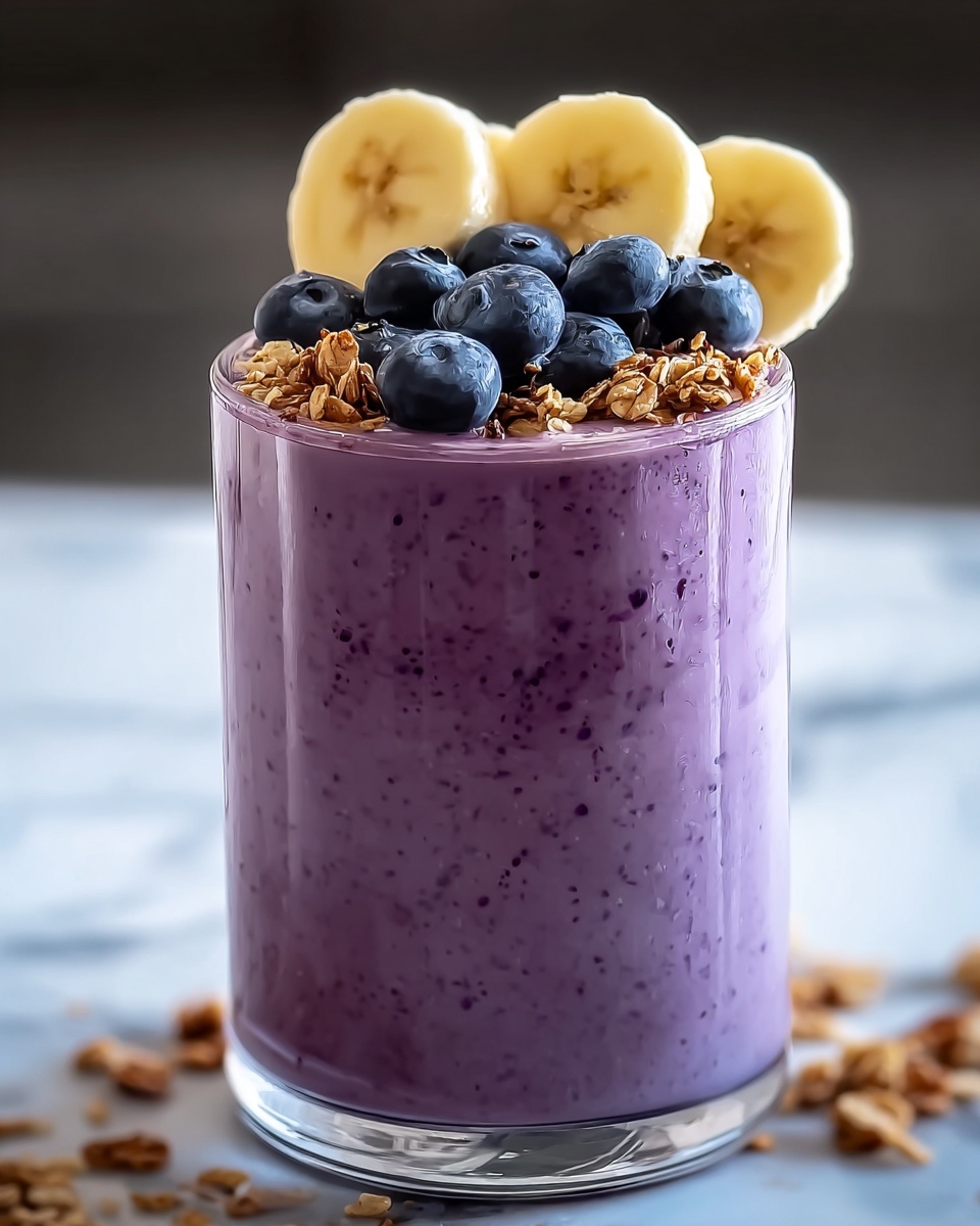Vegan Blueberry Banana Smoothie Recipe - Recipe Image