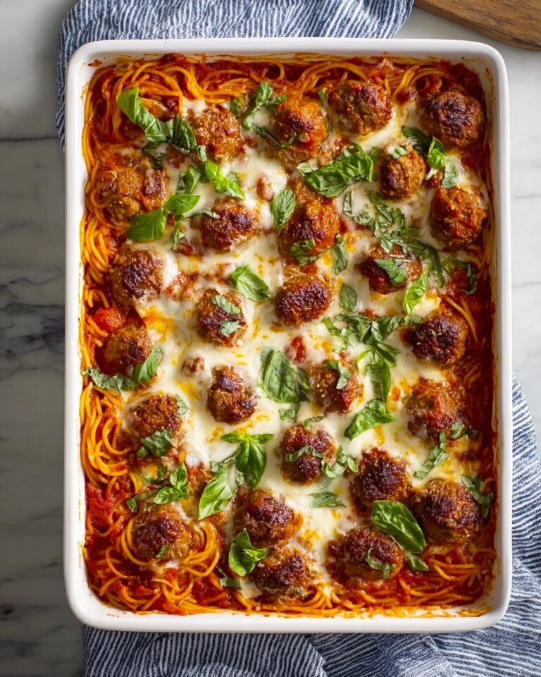 Baked Spaghetti and Meatballs Recipe