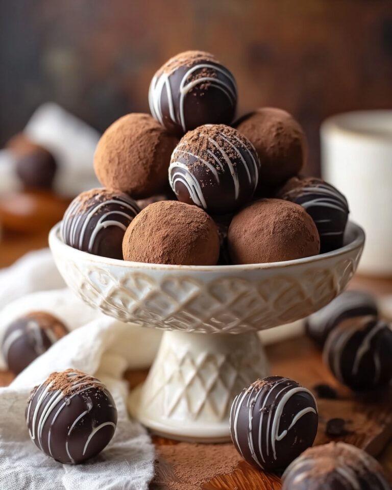 Dark Chocolate Coffee Truffles Recipe