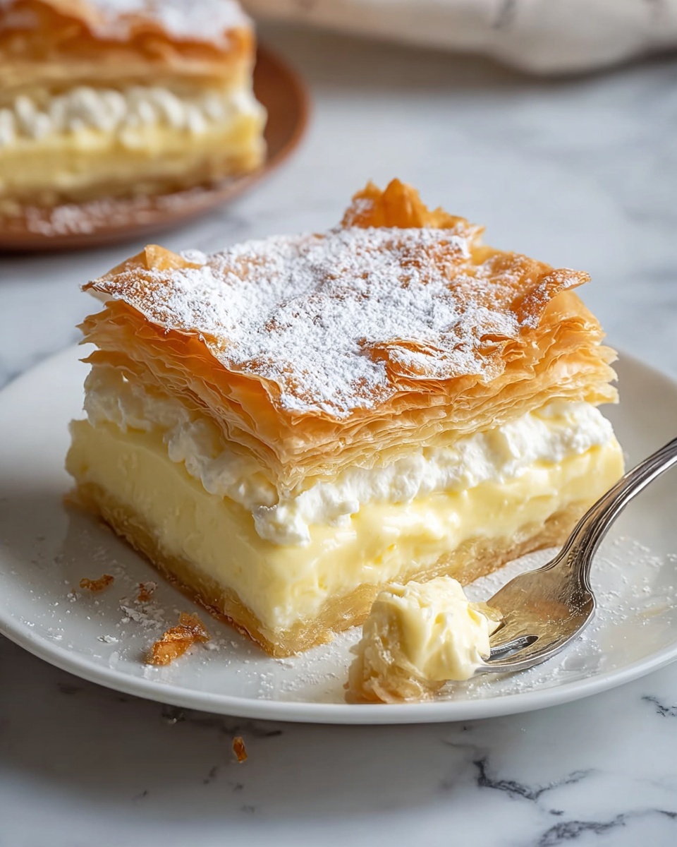 Karpatka Cake (Polish Carpathian Cream Cake) Recipe - Recipe Image