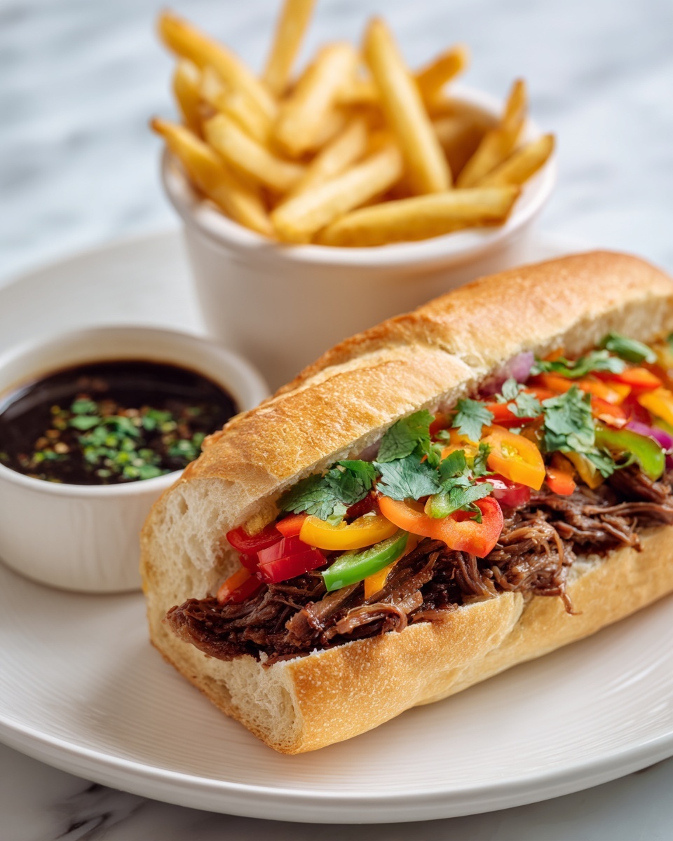 Homemade Chicago Italian Beef Sandwich Recipe - Recipe Image
