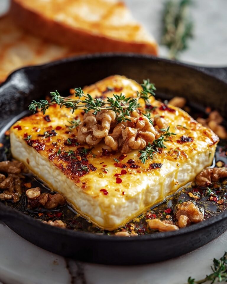 Caramelized Feta with Chili-Honey – Irresistible & Easy Appetizer Recipe