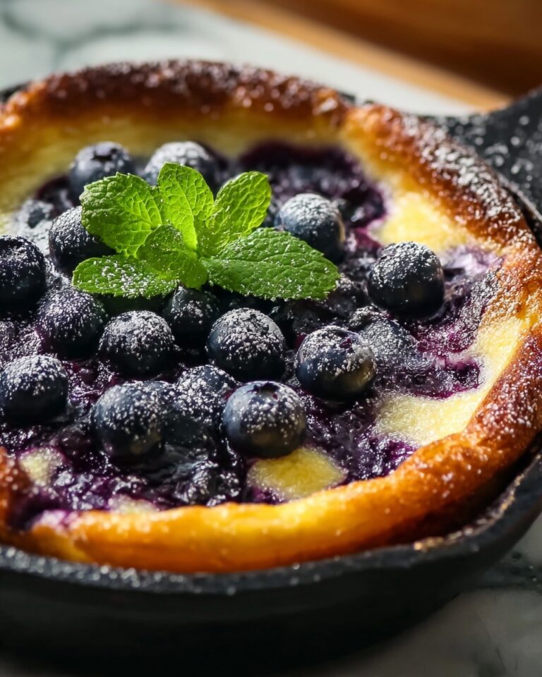 Blueberry Lemon Dutch Baby Recipe