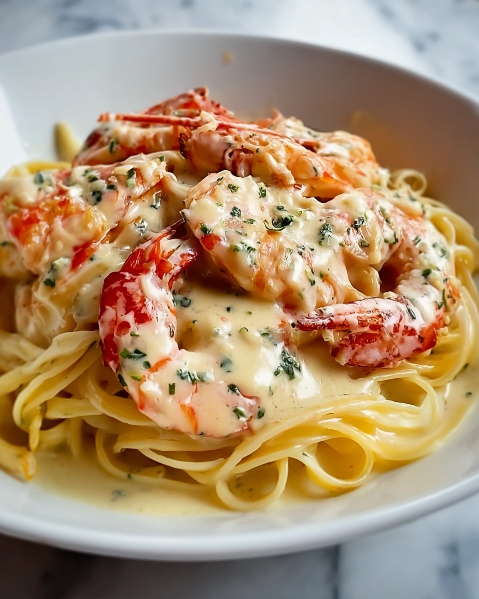 Gourmet Lobster Pasta in a Creamy Dream Sauce Recipe - Recipe Image