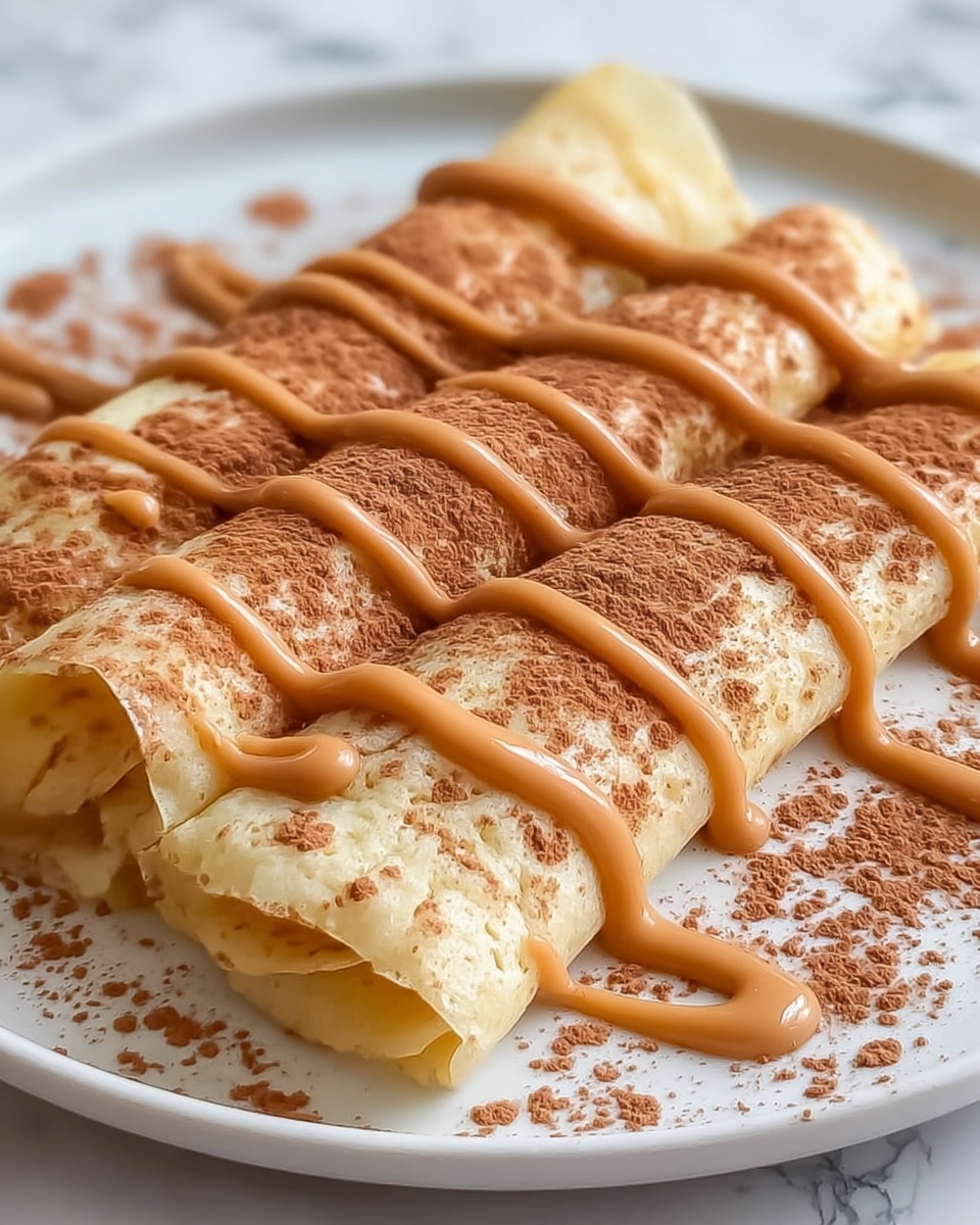 Cinnamon Roll Protein Crepes Recipe - Recipe Image