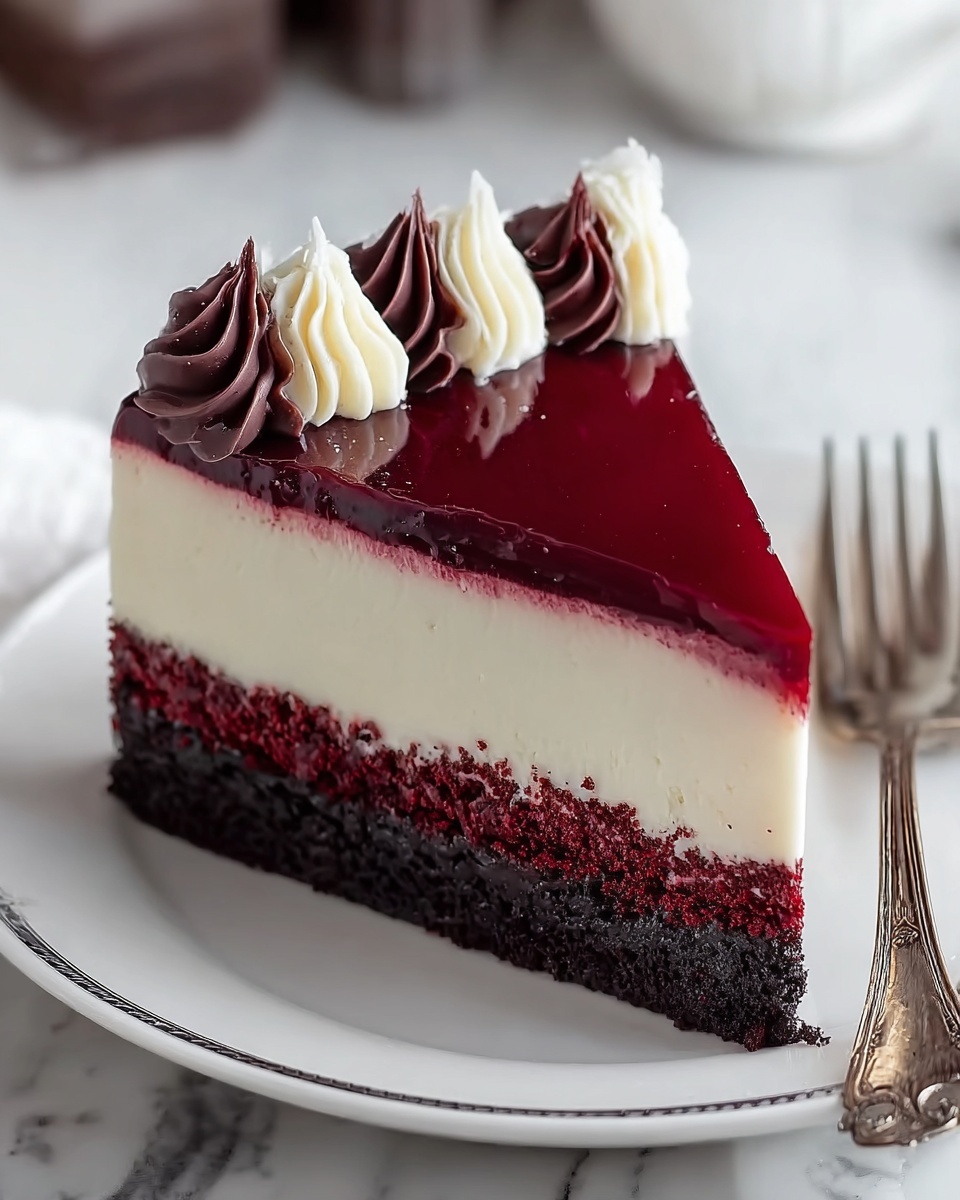 Homemade Red Velvet Cheesecake Recipe - Recipe Image
