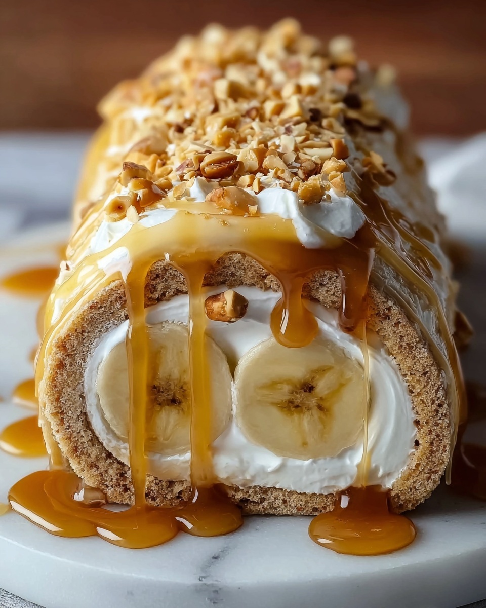 Banana Caramel Roulade Recipe - Recipe Image