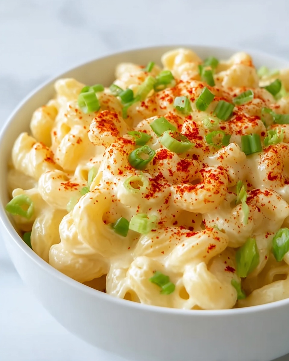 Deviled Egg Pasta Salad Recipe - Recipe Image