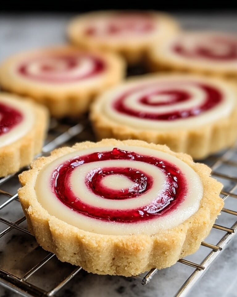 Raspberry Swirl Shortbread Cookies Recipe