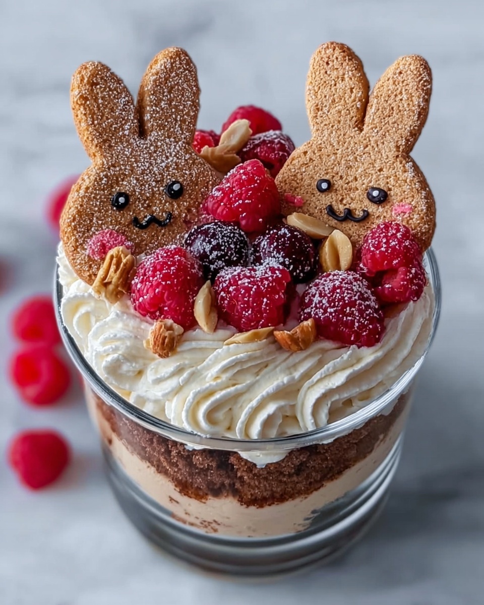 Little Bunny Strawberry Shortcake Trifle Recipe - Recipe Image