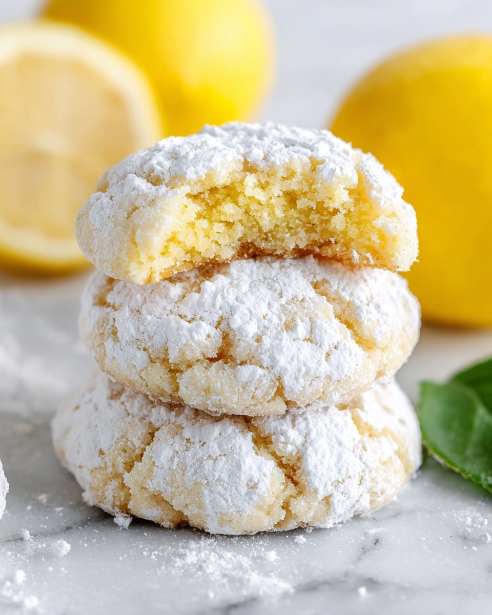 Lemon Crinkle Cookies Recipe - Recipe Image