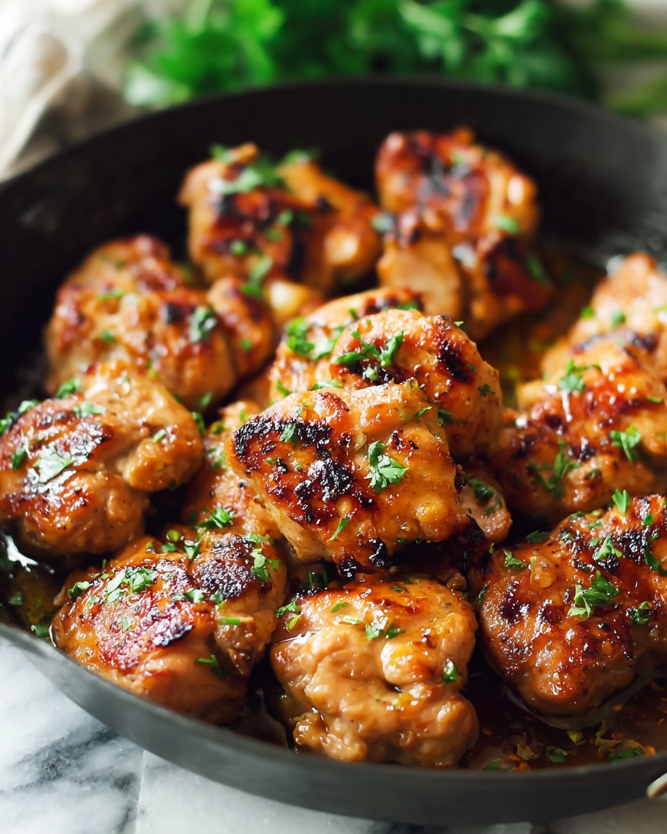 15-Minute Garlic Butter Chicken Bites Recipe - Recipe Image