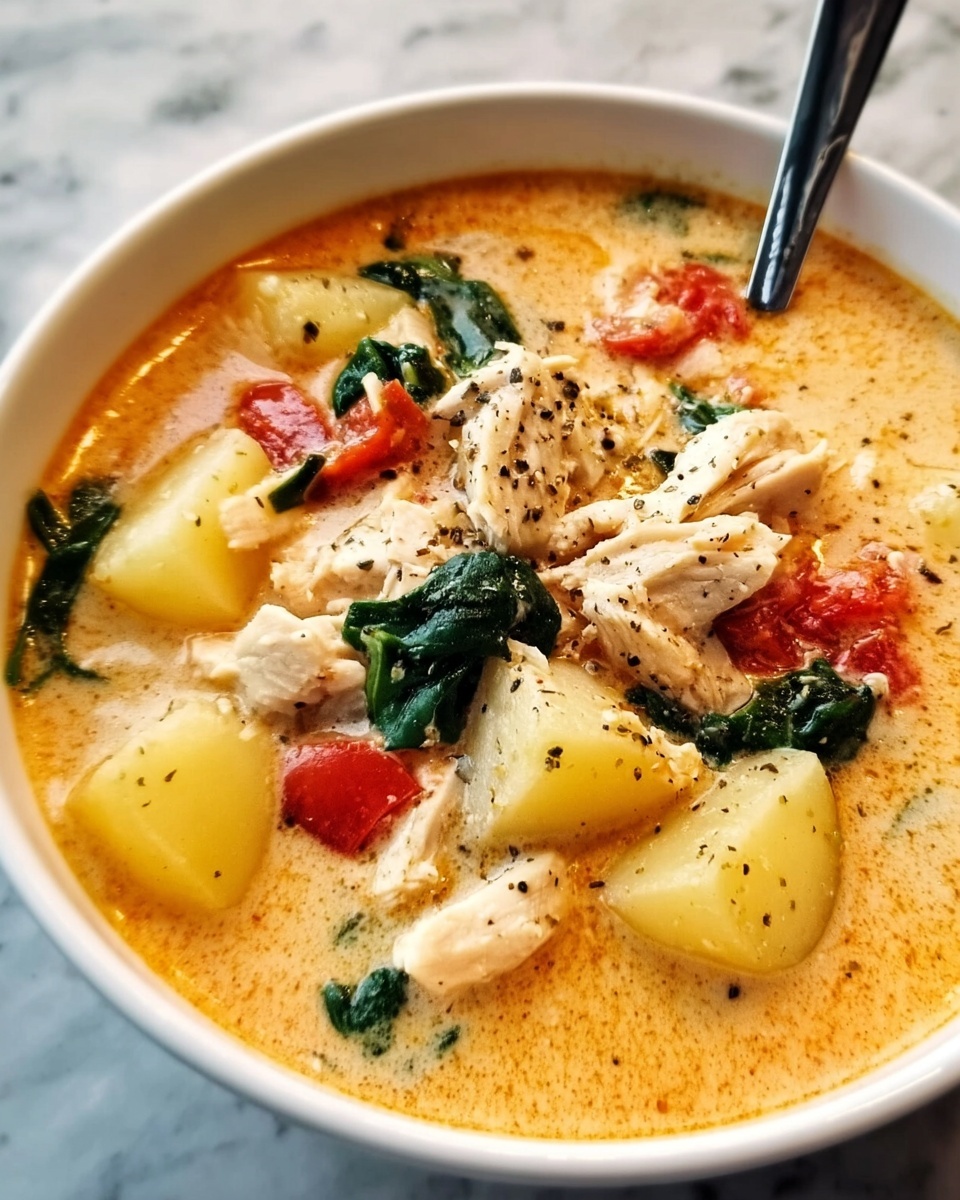 Creamy Marry Me Chicken Soup Recipe - Recipe Image