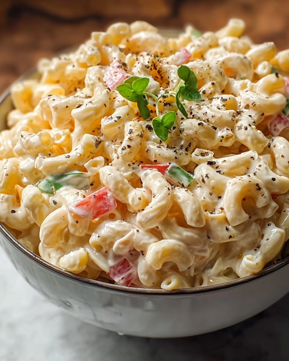 Sweet Amish Macaroni Salad Recipe - Recipe Image
