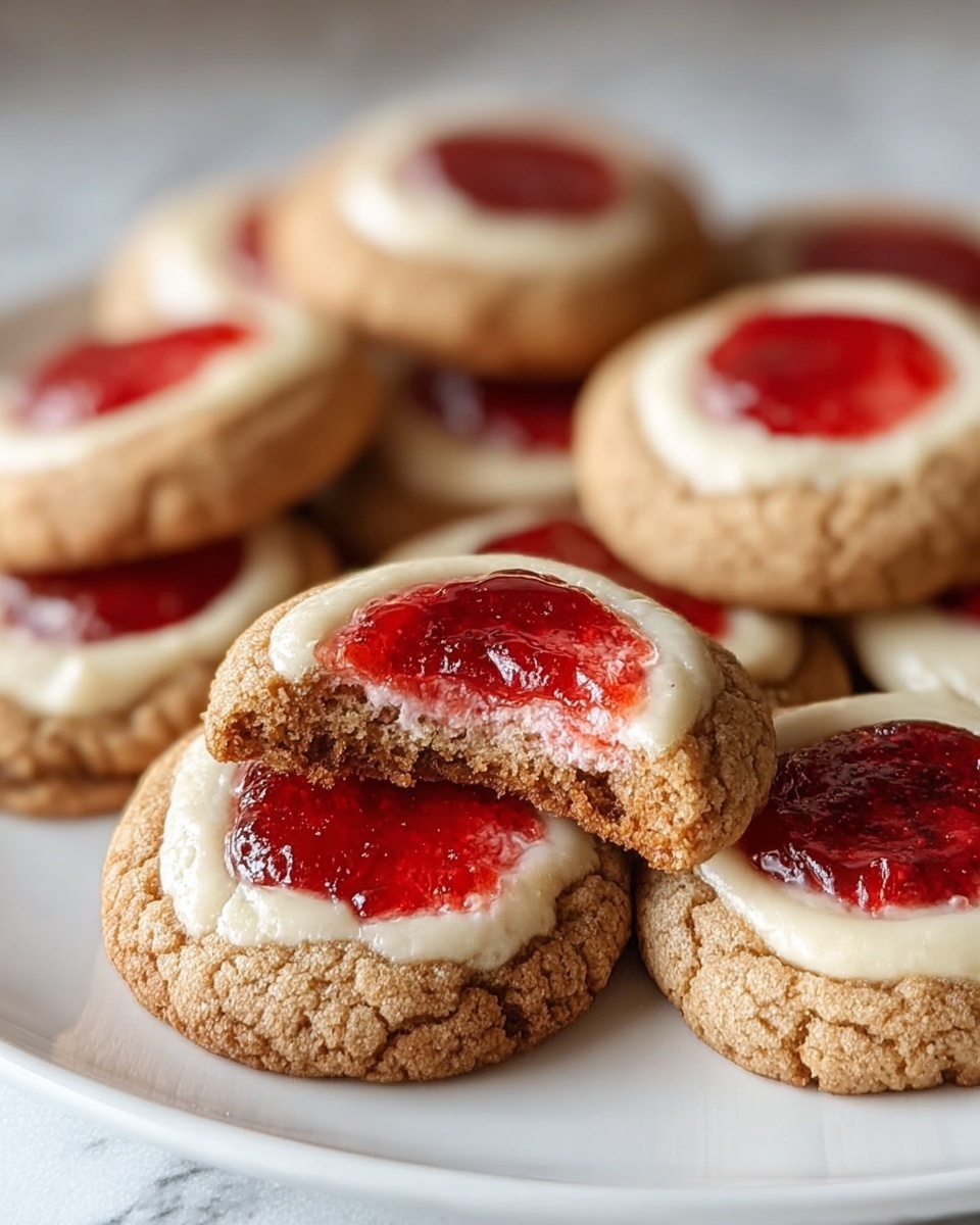 Strawberry Cheesecake Stuffed Cookies Recipe - Recipe Image