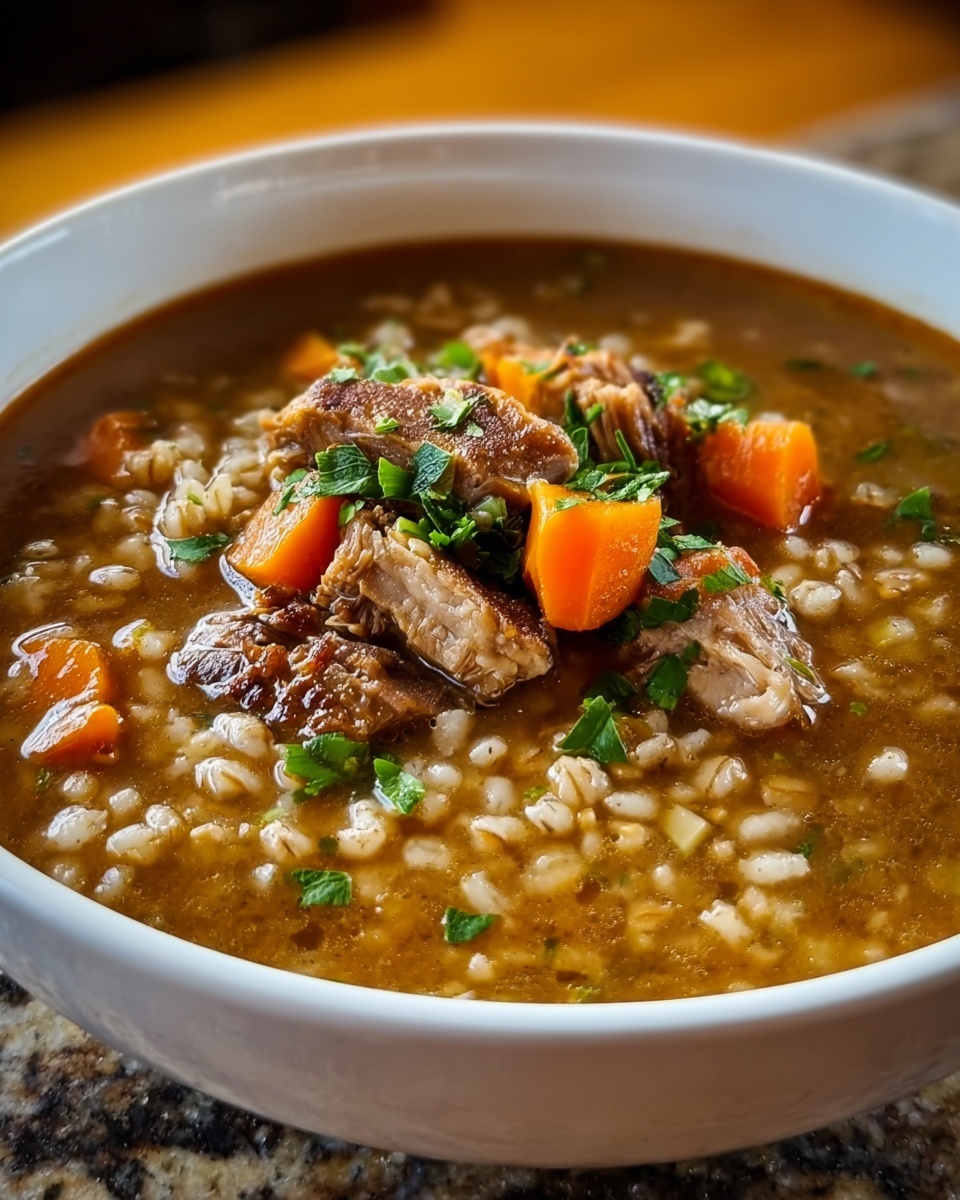 Hearty Beef and Barley Soup Recipe - Recipe Image