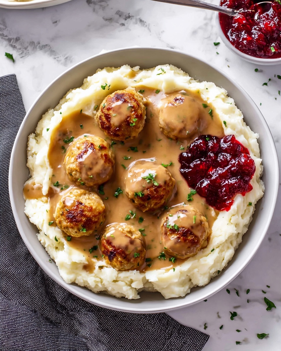 Chicken Swedish Meatballs Recipe - Recipe Image