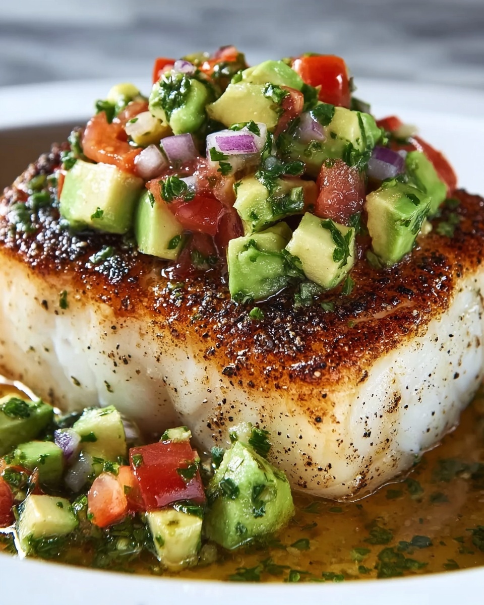Coconut Lime Fish with Avocado Salsa Recipe - Recipe Image