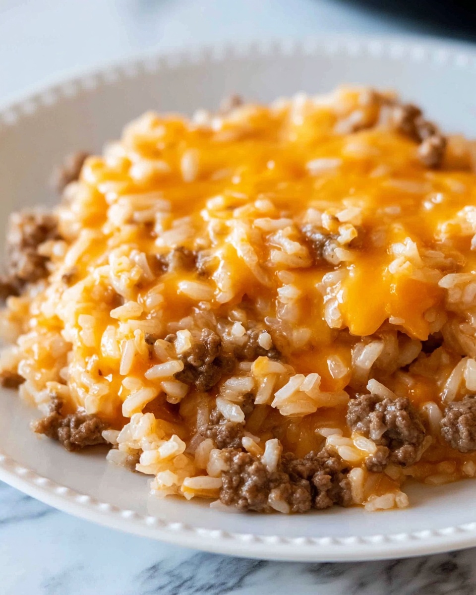 Instant Pot Cheesy Ground Beef and Rice Recipe - Recipe Image