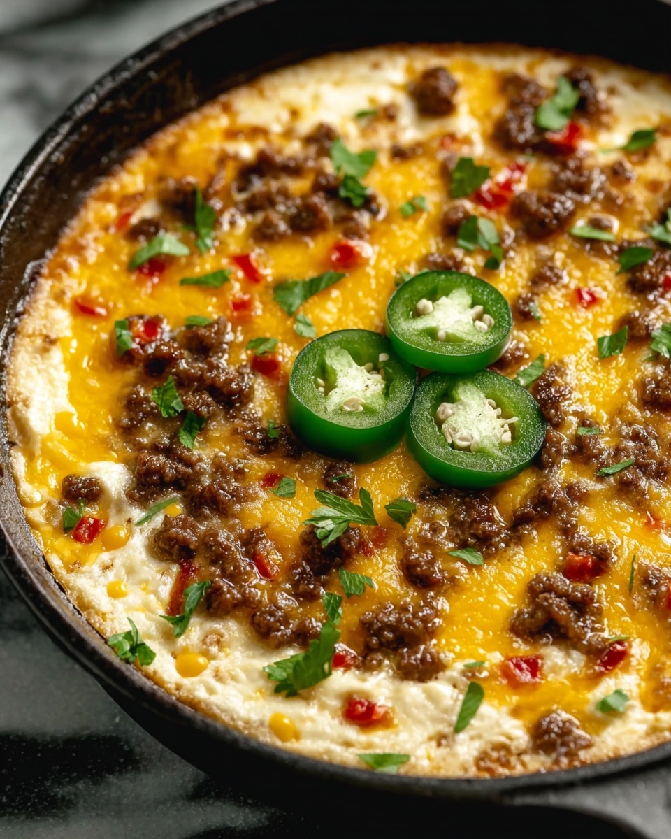Sausage Jalapeño Popper Dip Recipe - Recipe Image