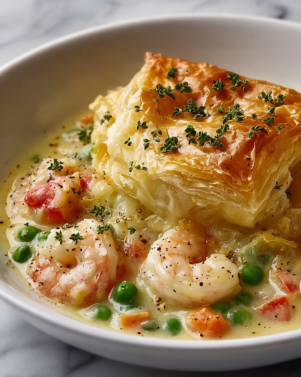 Cheddar Bay Biscuit Seafood Pot Pie Recipe - Recipe Image