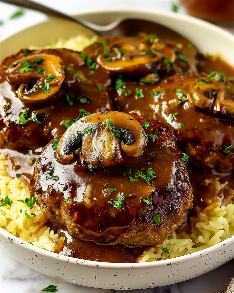 Bobby Flay Salisbury Steak Recipe - Recipe Image