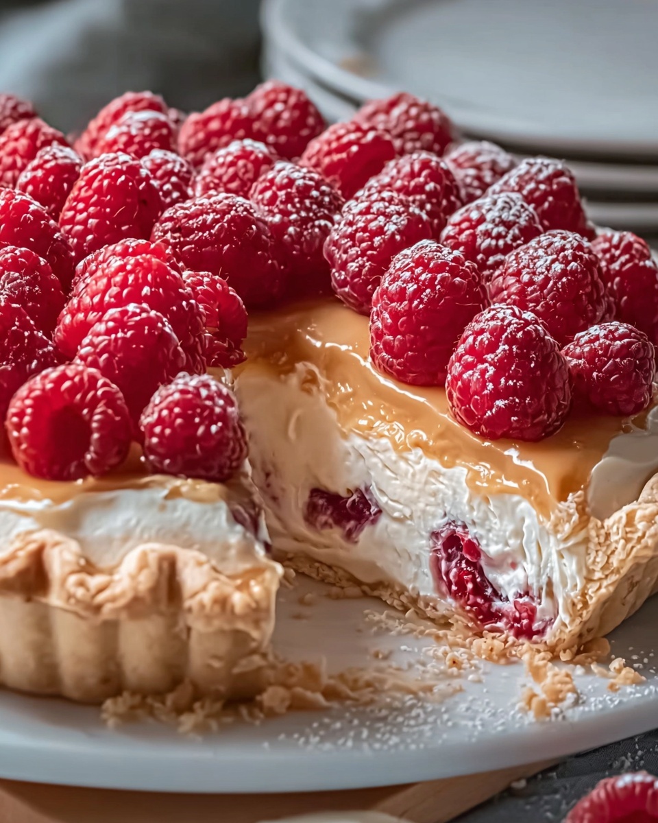 Lemon Raspberry Pie Recipe - Recipe Image