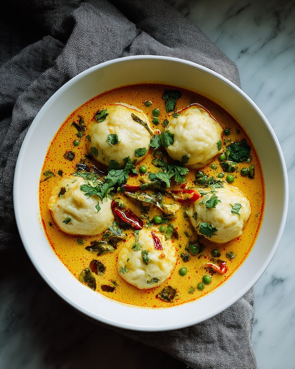 Coconut Curry Soup with Dumplings Recipe - Recipe Image
