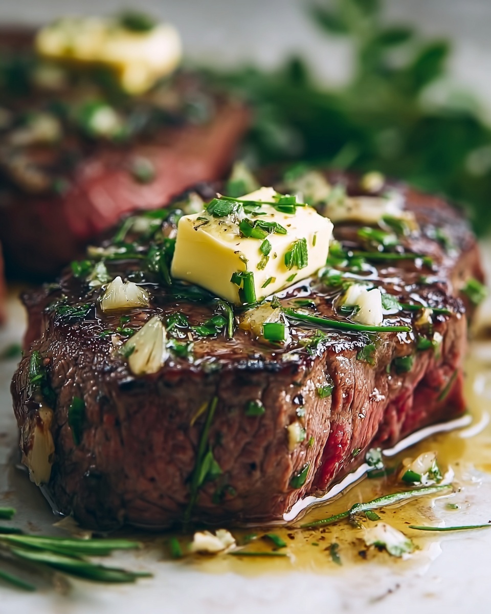 Pan-Seared Steak with Garlic Butter Recipe - Recipe Image