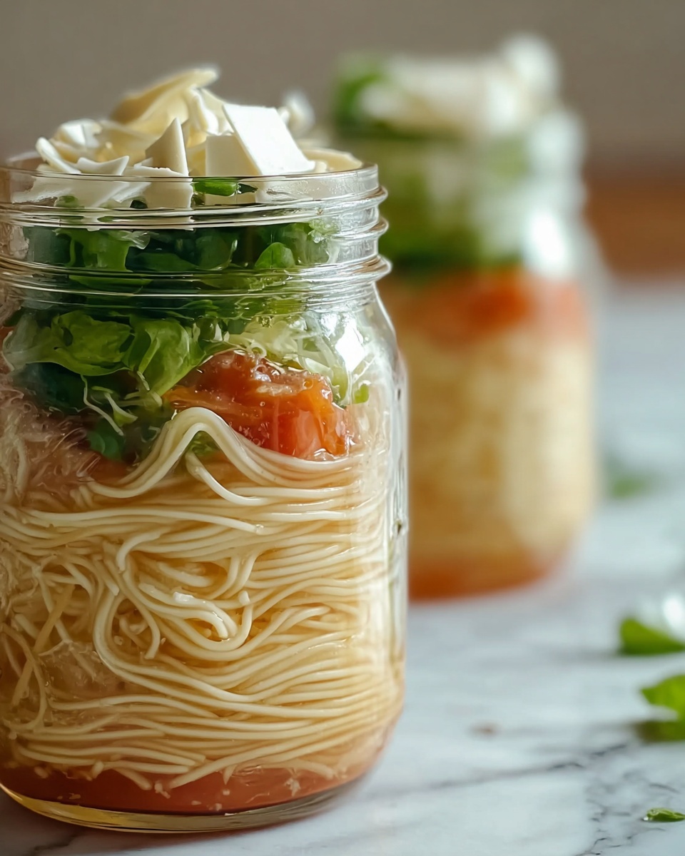 Mason Jar Noodles Recipe - Recipe Image